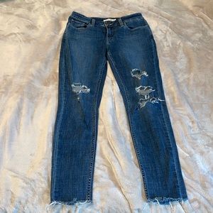 Levi super skinny jeans